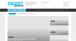 Desktop Screenshot of crozetgazette.com
